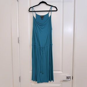Lane Bryant casual blue dress 14/16
